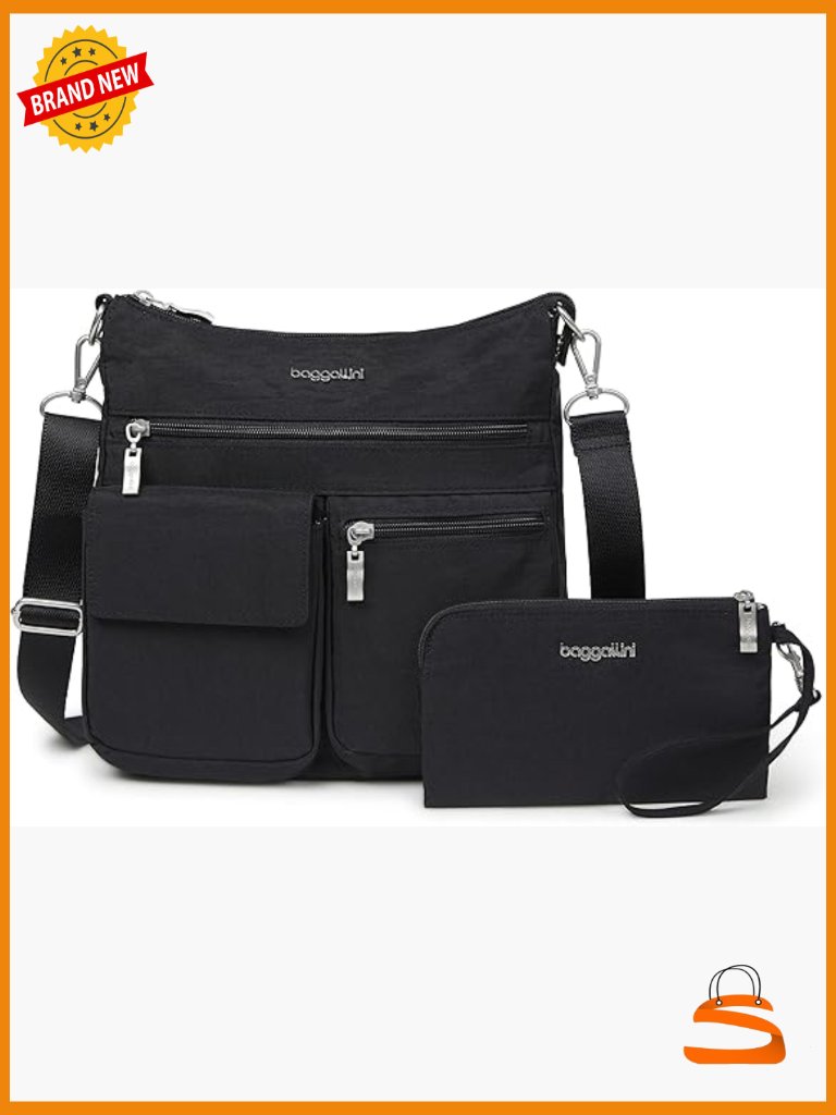 Nylon Lightweight Crossbody Bag With Rfid Protection